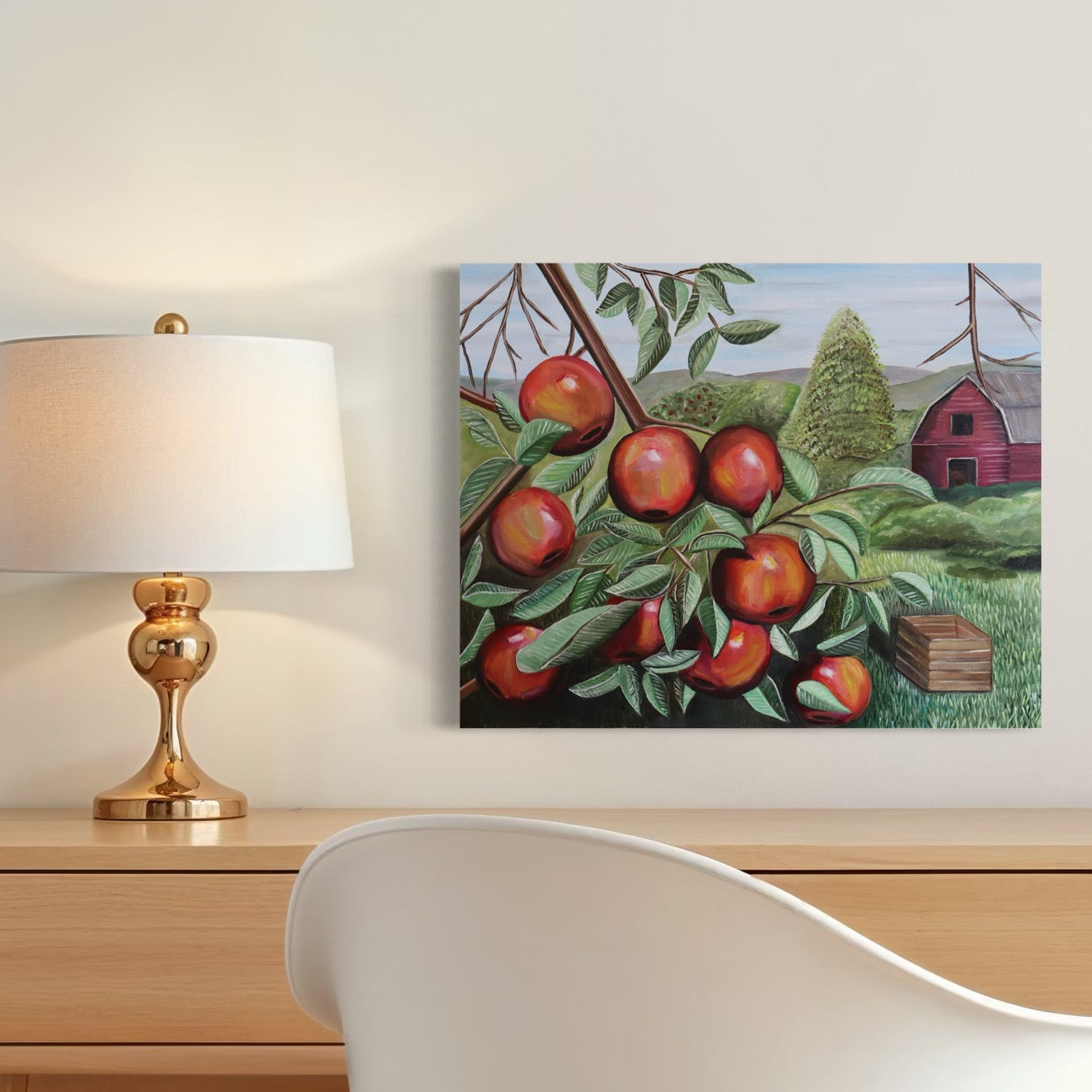 "Piedmont Apples" Oil on Canvas, 16 x 20