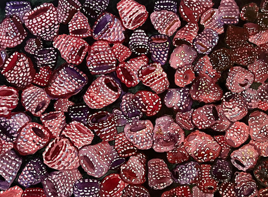 "Berries Abound" Watercolor 9 x 12