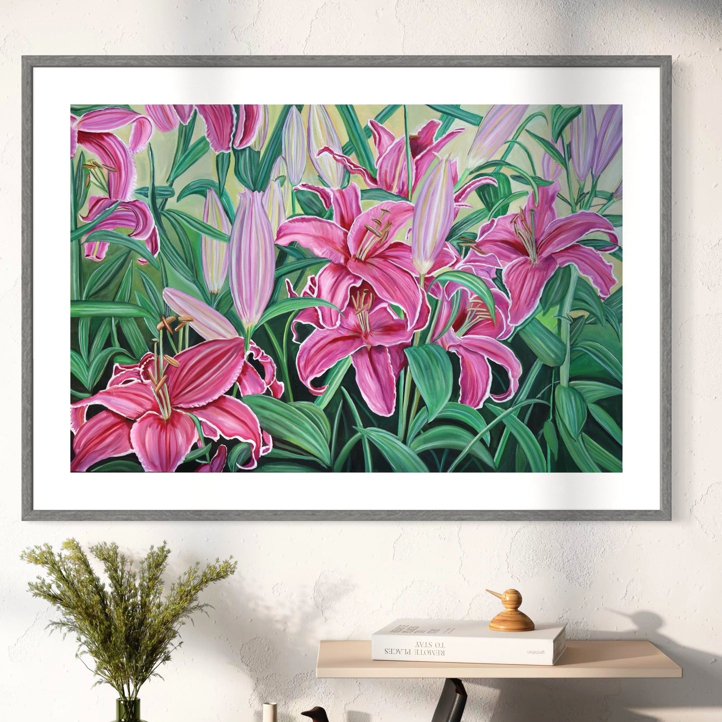 Lily Garden, Giclee Print, 16 x 24 Unframed