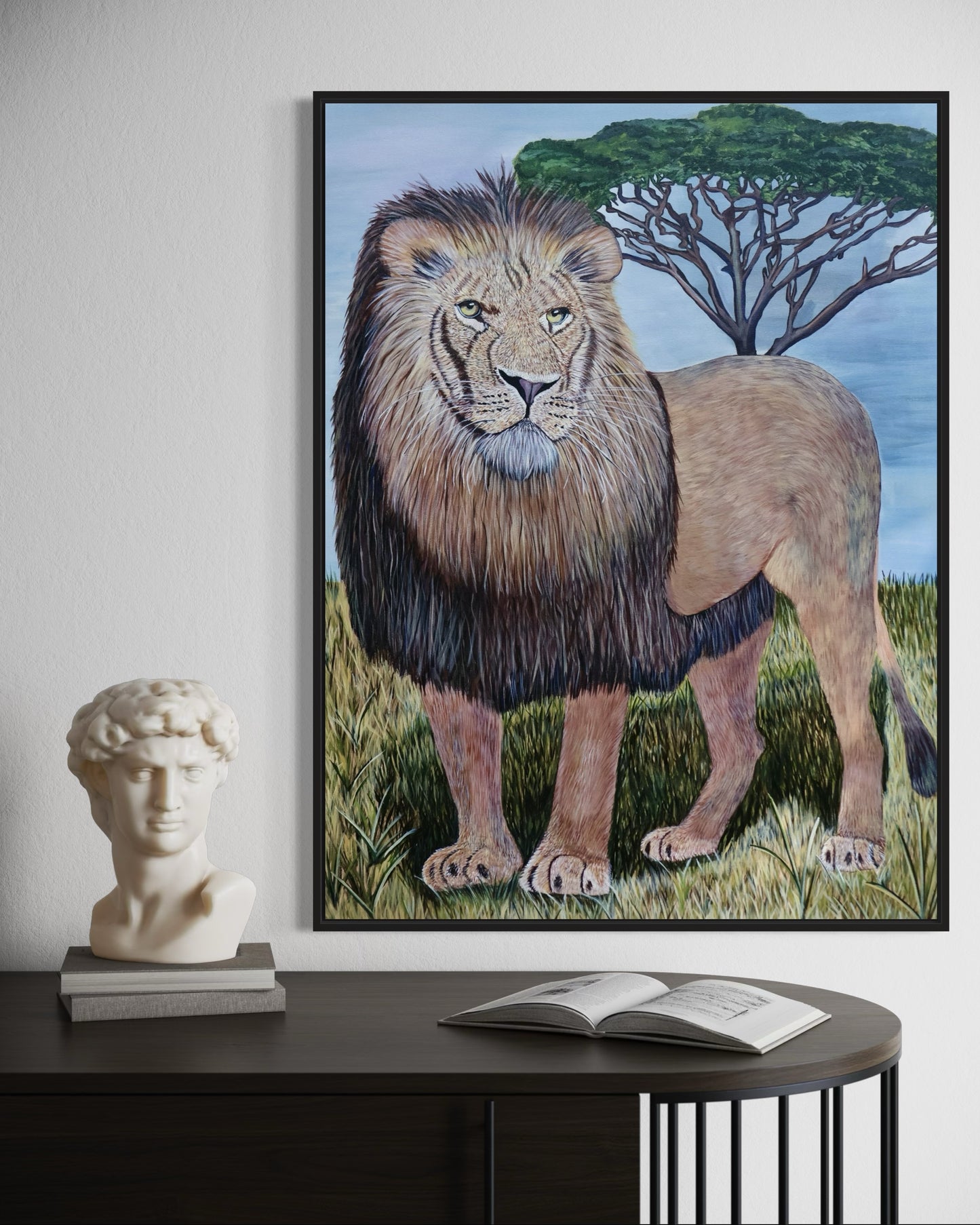 "Like a Lion" Acrylic on Canvas, 30 x 40