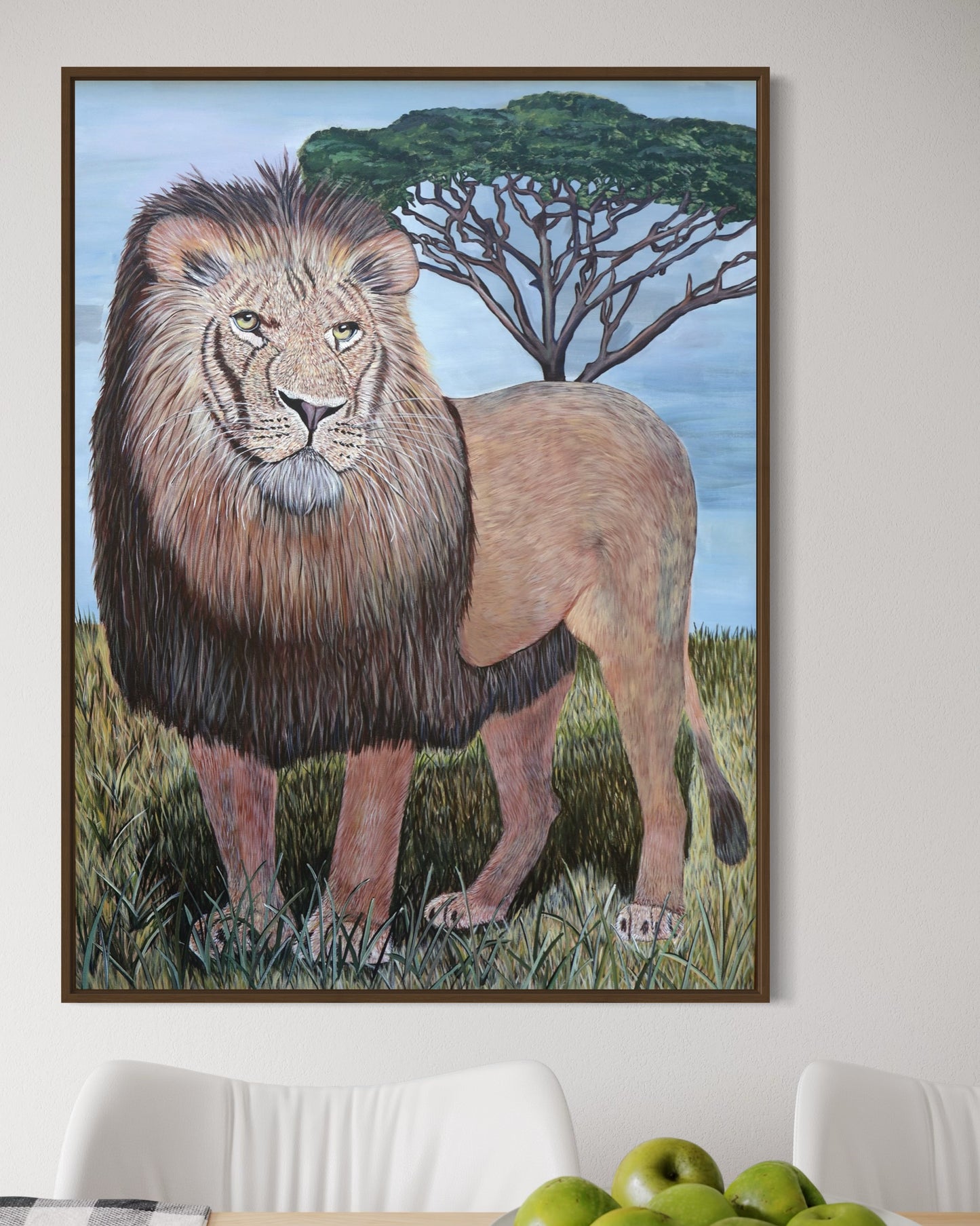 "Like a Lion" Acrylic on Canvas, 30 x 40